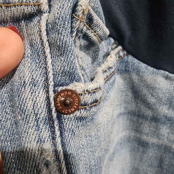 CITIZENS OF HUMANITY Blue Over the Belly Jeans - Picture 3 of 6